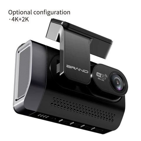 4K/2.5K Full HD Dashcam vorne und hinten für Autos mit integriertem WLAN, GPS, 3 Zoll IPS-Display, ADAS & BSD-Funktion, Nachtsicht