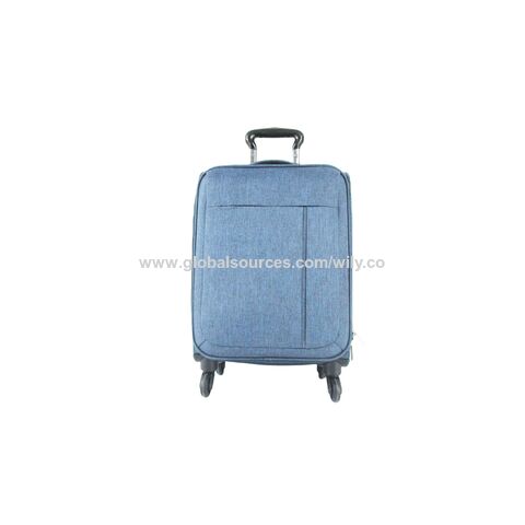 Tas Troli Lembut Kapasitas Besar Bahan Poliester untuk Santai, Koper Bagasi Perjalanan; Koper perjalanan roda spinner unik dan modis for sale at factory direct price