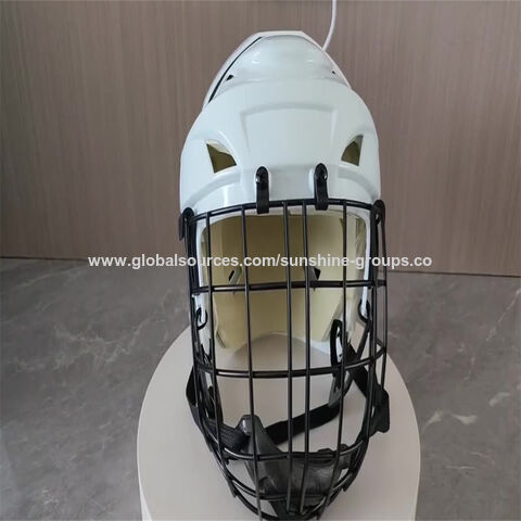 Protector facial completo para patines de hielo, patinaje sobre ruedas, casco de hockey, hockey sobre tierra seca, protector facial para casco deportivo