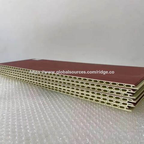 Panneau mural WPC 300 mm, panneaux muraux en PVC ignifuges avec matériau de construction WPC for sale at factory direct price
