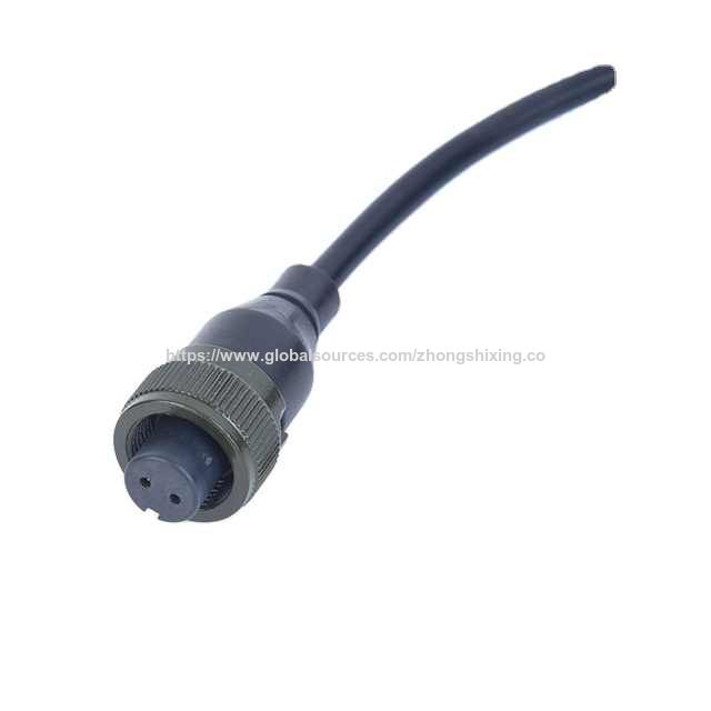 Conector circular de alta calidad MS306-10-2PNL, conector hembra, cable con cadena de plástico de inyección, conector recto