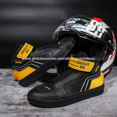 Sepatu Balap Motor Pria Kulit Tahan Air Terlaris Populer dari Pabrik