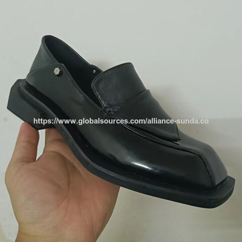 Novos Sapatos de Vestir Femininos Personalizados com Salto Grosso e Plataforma, Mocassins e Sapatos Formais Femininos