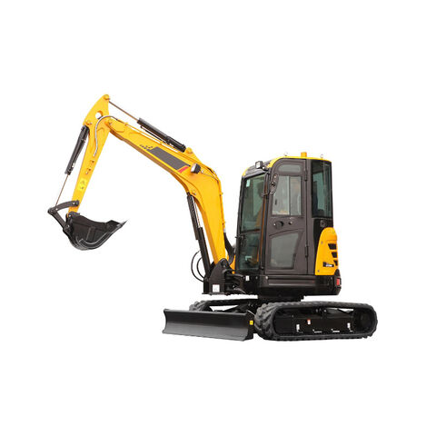 Chinese Brand 3.5 Ton Mini Crawler Exacator SY35U Diesel Digger for Earthmoving