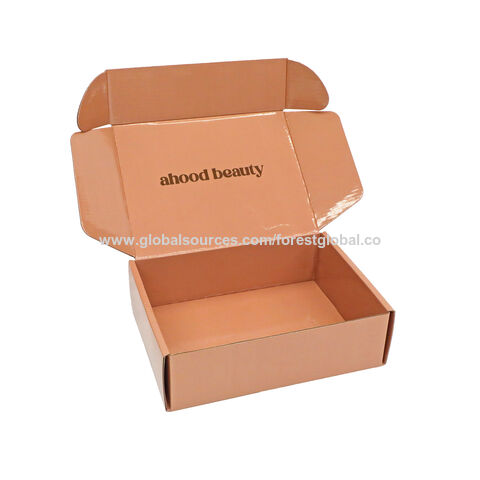 Custom Print Corrugated Dress Hair Extensions Paper Box Packaging ...