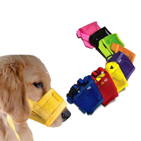 Focinheiras para Cães de Malha Respirável em Várias Cores, Anti-mordida, Anti-latido, Anti-mastigação, Anti-lambida para Cães de Todos os Tamanhos, Fornecimento para Animais de Estimação por atacado
