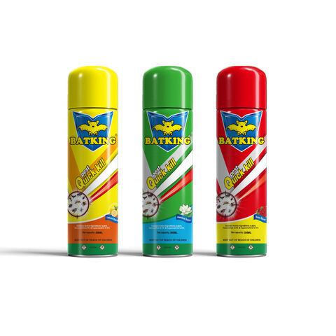 Prix usine, Répulsif Insectes en Spray, Parfum Citron, Insecticide Anti-Moustiques pour la Maison