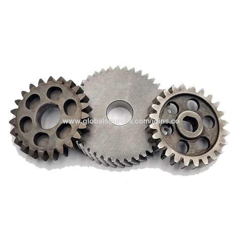 Servicio de Mecanizado CNC de Precisión para Proveedores, Engranaje Metálico, Metalurgia, Engranaje Recto Doble