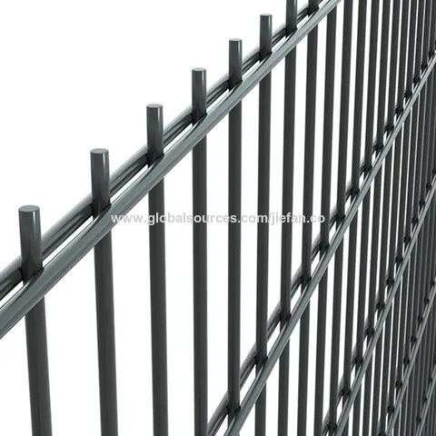 Valla Metálica de Doble Varilla con Recubrimiento en Polvo para Fábrica, Malla Soldada 868/656/545 para Cerramientos Industriales for sale at factory direct price