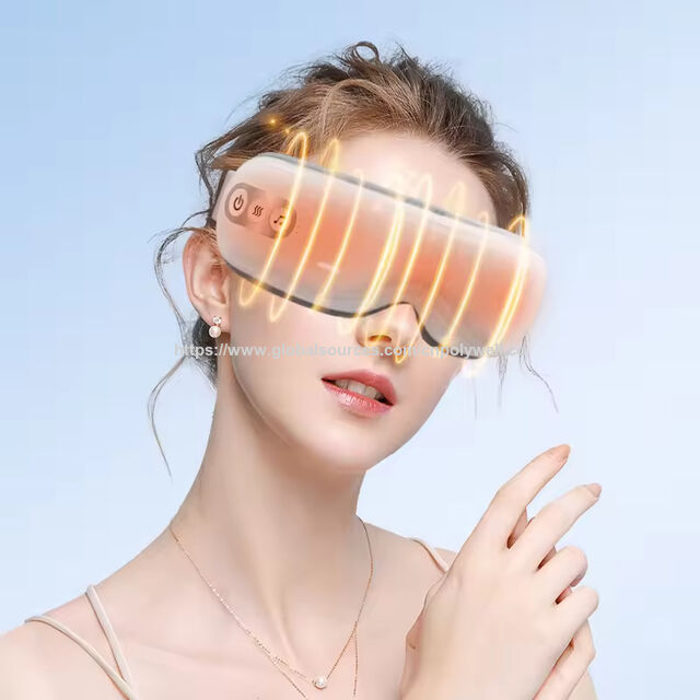 Dispositivo de cuidado ocular com vibração musical, massageador elétrico inteligente para a área dos olhos com compressão de calor, equipamento de massagem ocular for sale at factory direct price