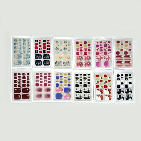 Buy China Wholesale Oem Toe Nail Stickers Nail Wraps Self Adhesive ...