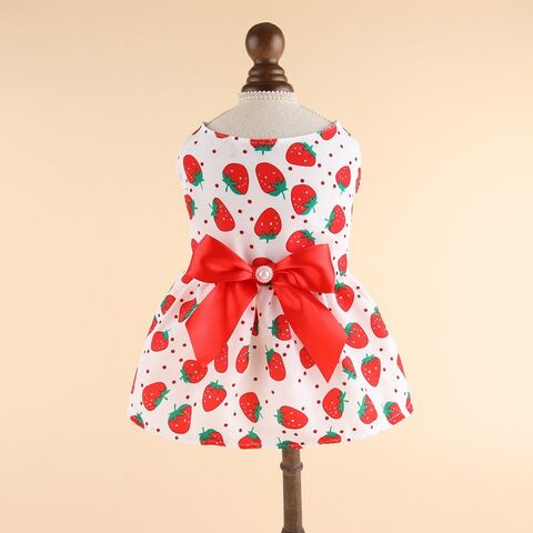 Ropa para perros Primavera Verano Falda delgada para gatos Ropa fresca Lindo oso de peluche de dibujos animados Pomerania Verano