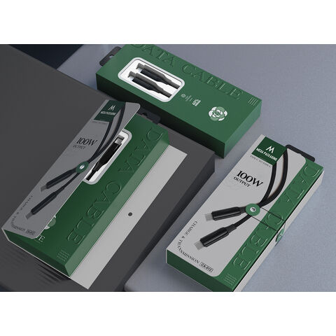Datenkabelverpackung + Briefumschlag-Verpackungsbox + Geschenkbox + Anpassung + schlicht und hochwertig