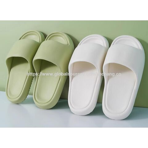 Plateau-Slipper für Damen, rutschfest, für Badezimmer, Zuhause, Innenbereich, EVA-Sommersandalen für Herren