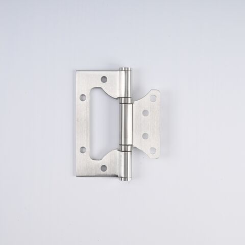 Residencial padrão quarto interior hardware porta plana ferro duplo dobrável porta de aço inoxidável dobradiça quarto quadrado 4*3*2.5-2B