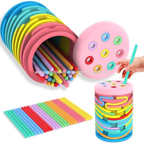 Jeu Montessori sensoriel d'activité d'apprentissage en silicone OEM for sale at factory direct price
