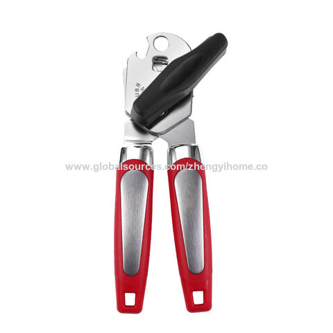 Usine en gros Multifonction 3 en 1 Ouvre-boîtes manuels avec poignée antidérapante Couvercles de cuisine rotatifs Bouchons de bouteille de pot Ouvre-boîtes for sale at factory direct price