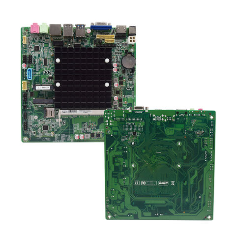 Placa Base Mini-ITX de Alto Rendimiento DDR3L RAM 2G/4G/6G/8G VGA HD-MI 4K 1080P LVDS 8*USB 1/2*LAN con Procesador 1900 Quad Core