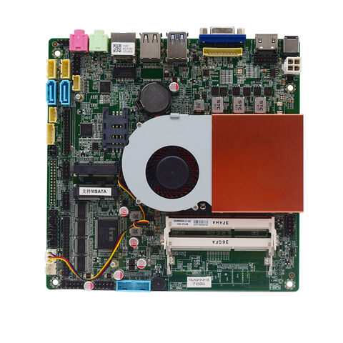 Fabricante de placas base Mini-ITX, placa industrial mini con CPU Intel Core i7-6500U de 6ª generación, DDR3, 1 o 2 puertos LAN RJ45