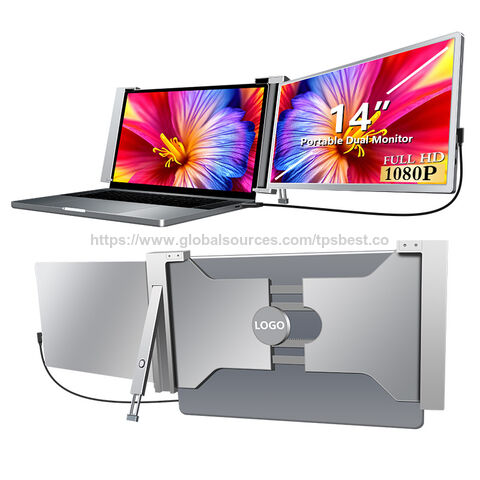 Ips 1080p 14 Inch Monitor Screen Hdr Plug & Play Hung On The Laptop ...