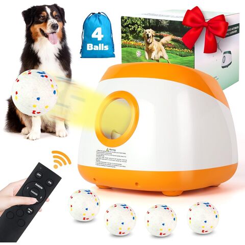 Precio de fábrica actualizado perro automático bola lanzador grande-naranja