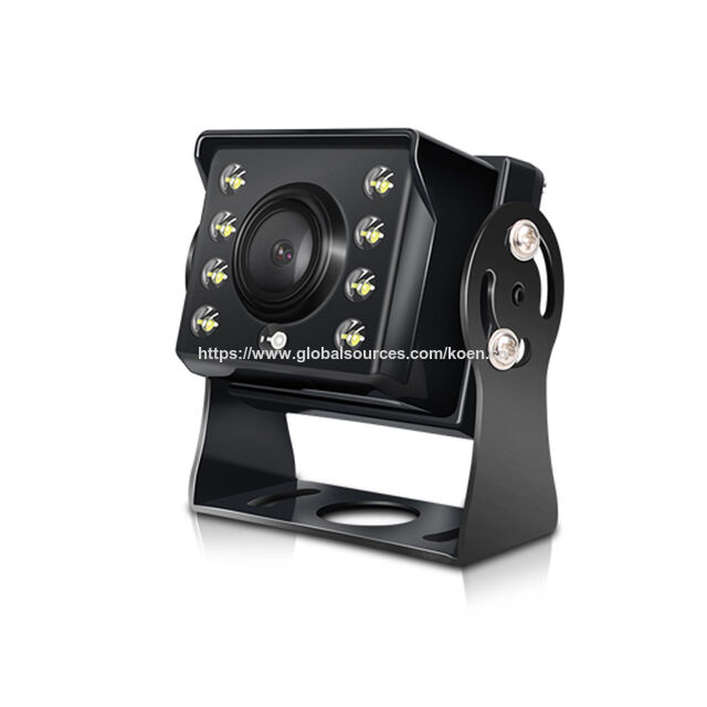 Câmera de visão traseira para ônibus, caminhão, 8 LED IR, visão noturna, à prova d'água, vista traseira, lateral, frontal, para ônibus/caminhão/empilhadeira for sale at factory direct price