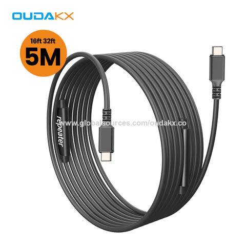 Nouveaux Produits Tendance : Câble d'Extension USB 3.0 de 5M avec Câble de Photographie Intelligent Actif Type C pour Appareil Photo Nikon et Imprimante