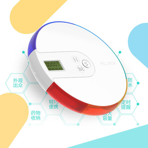 Distributeur de médicaments électronique intelligent et portable, rappel de minuterie 7 jours sur 7, boîte de rangement pour pilules médicamenteuses