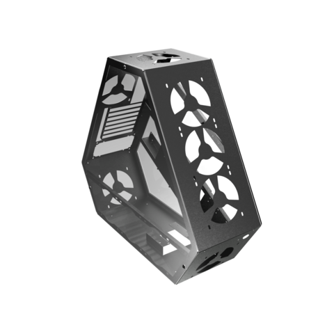 Special-shaped Computer Case Desktop Full Side Transparent Game Water ...