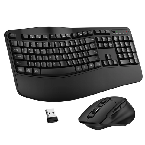 Oem Wave Keys 2.4g Wireless Keyboard Mouse Combo 104 Keys Comfortable ...
