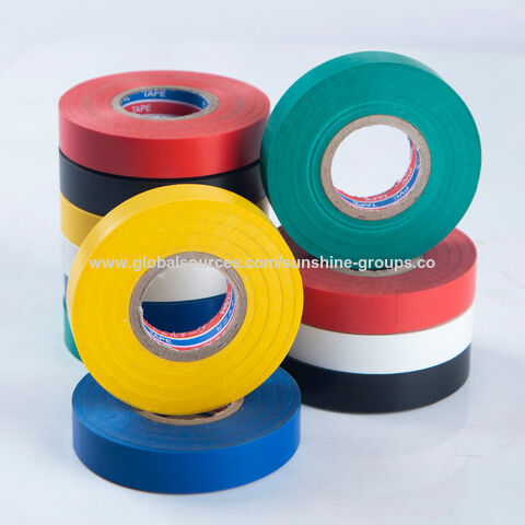 PVC Wasserdichtes Isolierband, ultradünnes Klebeband, hochviskos, verschleißfest, farbig, versandkostenfrei, Elektroisolierband. for sale at factory direct price