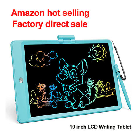 Tablet Menulis LCD 10 Inci untuk Anak Usia 3-8 Tahun - Papan Gambar Elektronik dan Papan Corat-coret sebagai Hadiah Ulang Tahun Pendidikan untuk Anak-anak