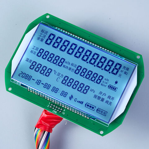 Industri Cob Layar Lcd Display Model 6.0 Jam 3.0v Modul Segmen Fstn ...