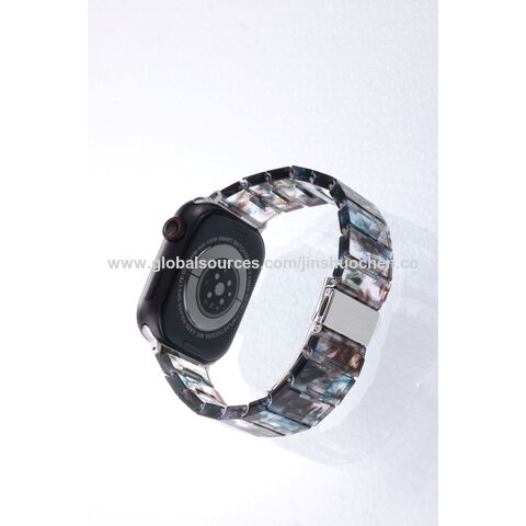 Umweltfreundliches, speziell designtes Uhrenarmband aus Harz, hautfreundliches Uhrenarmband für Apple, Samsung, Xiaomi, Huawei