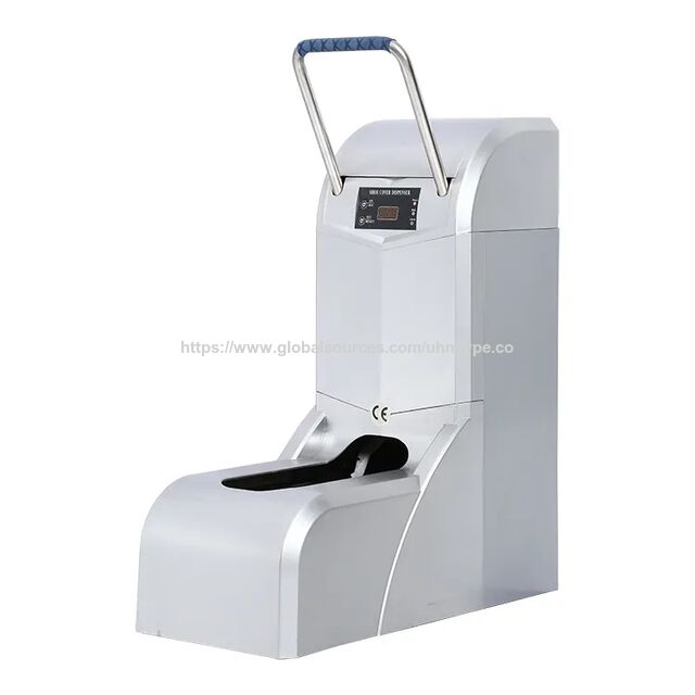 Dispensador Automático de Cobertura de Sapatos para Proteção de Piso - Máquina de Cobertura de Sapatos