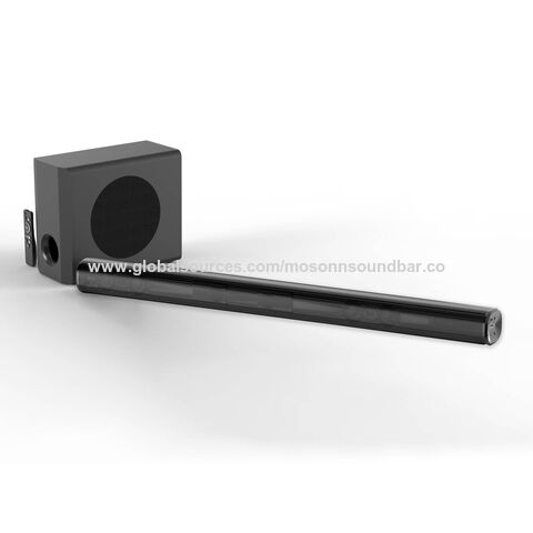 LW121 2.1 Home Theater Sound bar mit Bass Reflex Lautsprecher, integrierter Hochtöner, einfache Einrichtung, kompakt, mit BT USB HDMI OPT AUX