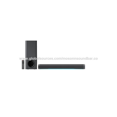 LW182 2.1 Home Theater Sound bar mit Bass Reflex Lautsprecher, integrierter Hochtöner, einfache Einrichtung, kompakt, mit BT USB HDMI OPT AUX
