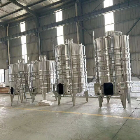 Cuves de Fermentation de Vin 100L-30000L, Équipement Vinicole, Vinification 500L 1000L 2000L 5000L 3000L, Usine de Fabrication
