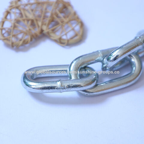 Cadena galvanizada, cadena de hierro, cadena de ancla galvanizada por inmersión en caliente, cadena de elevación para barandillas, cadena de acero inoxidable, cadena para redes de pesca for sale at factory direct price