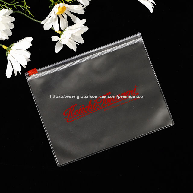 حقيبة مستحضرات تجميل بلاستيكية محمولة بشعار مخصص، جراب بسحاب شفاف من مادة PVC for sale at factory direct price