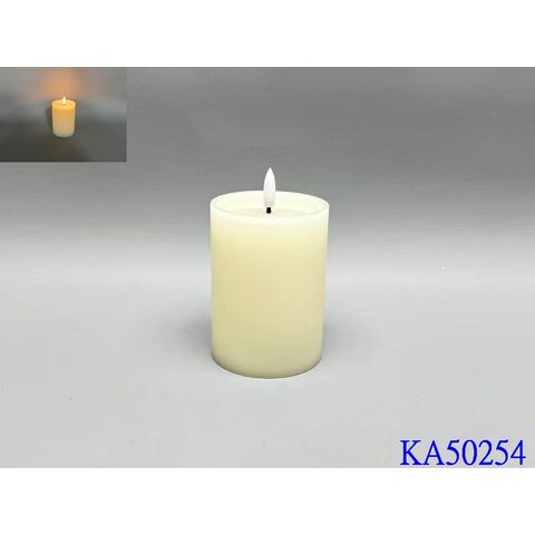 الشركة المصنعة، شمعة LED بلهب على شكل رصاصة + حوض شمع واقعي for sale at factory direct price