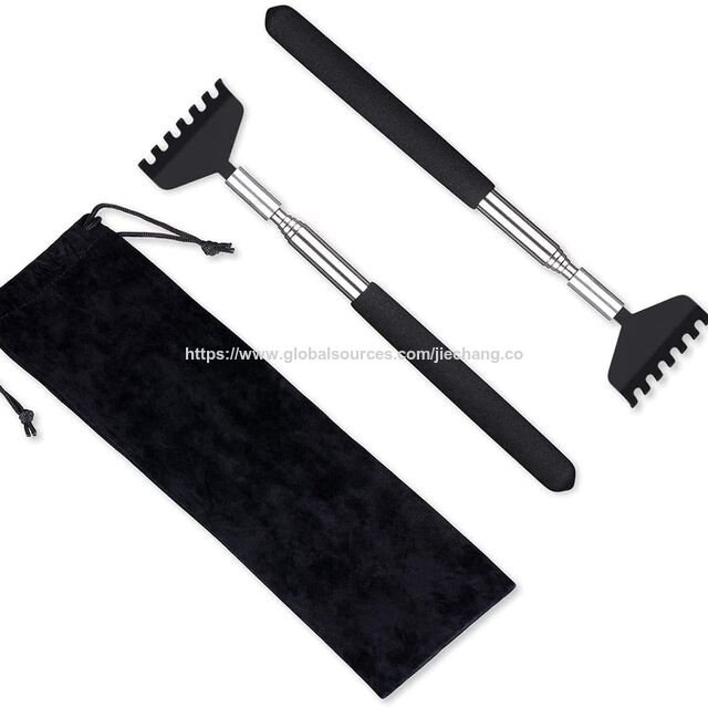 مكشطة ظهر قابلة للسحب محمولة 2 في 1 من الفولاذ المقاوم للصدأ - مكشطة ظهر تلسكوبية for sale at factory direct price
