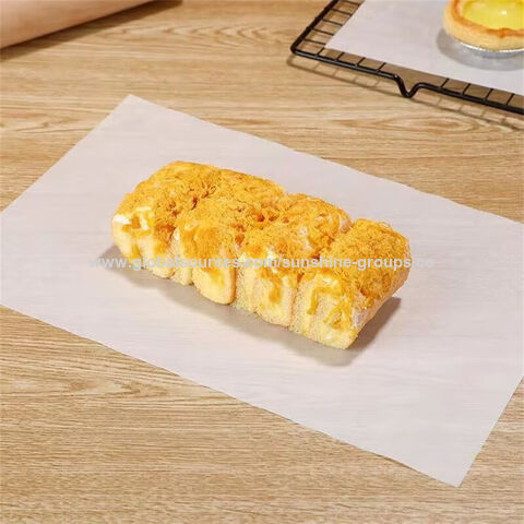 Ölpapier zum Backen, Silikon-Ölpapier in Lebensmittelqualität, ölabsorbierend, rechteckig, antihaftbeschichtetes Backblechpapier für den Ofen