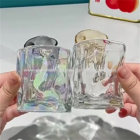 كوب ويسكي بتصميم اوريغامي، كأس نبيذ أحمر ذو قيمة عالية، كوب سميك ذو فم واسع لوسائل التواصل الاجتماعي for sale at factory direct price