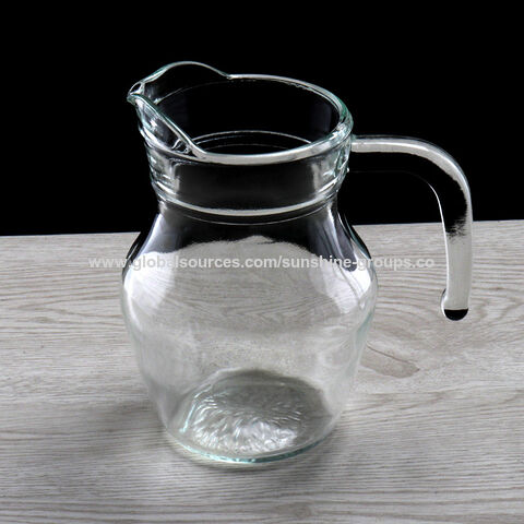 Jarra de cerveza de vidrio de 0.5L 1.3L 1L, tetera de pico de pato, jarra de agua fría de vidrio, tetera de té de jugo, olla de vino, jarra de cerveza, tetera silbadora