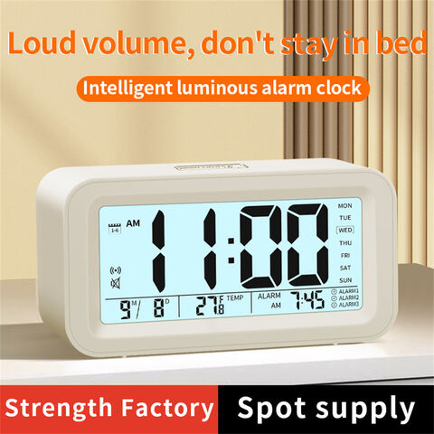 Reloj Despertador Digital LED con Pantalla de Temperatura: Imprescindible para Escritorio y Mesa - El más vendido