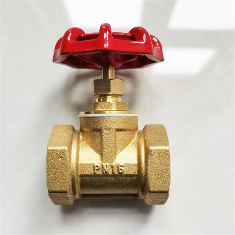 Robinet à Soupape en Laiton HPb59 DN-40, Fabrication en Gros Directe d'Usine, Filetage Femelle avec Boucle de Fil de Cuivre pour Applications Industrielles
