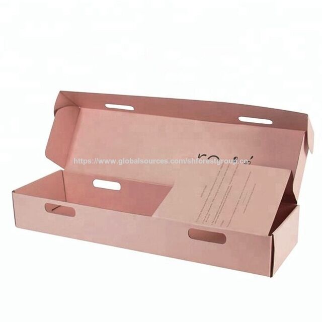 Kostenloses Muster Pinke kleine Faltdeckel-Papierbox Geschenkverpackung Rechteckige Kartons Blumenversandbox für Blumen