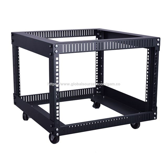 Bastidor de rack abierto multifunción para áreas de TI. Embalaje plano para ahorro de espacio en el transporte. for sale at factory direct price
