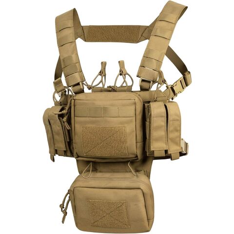 Chaleco Táctico Modular, Ajustable y Desmontable con Bolsillos para Cargadores (Molle)